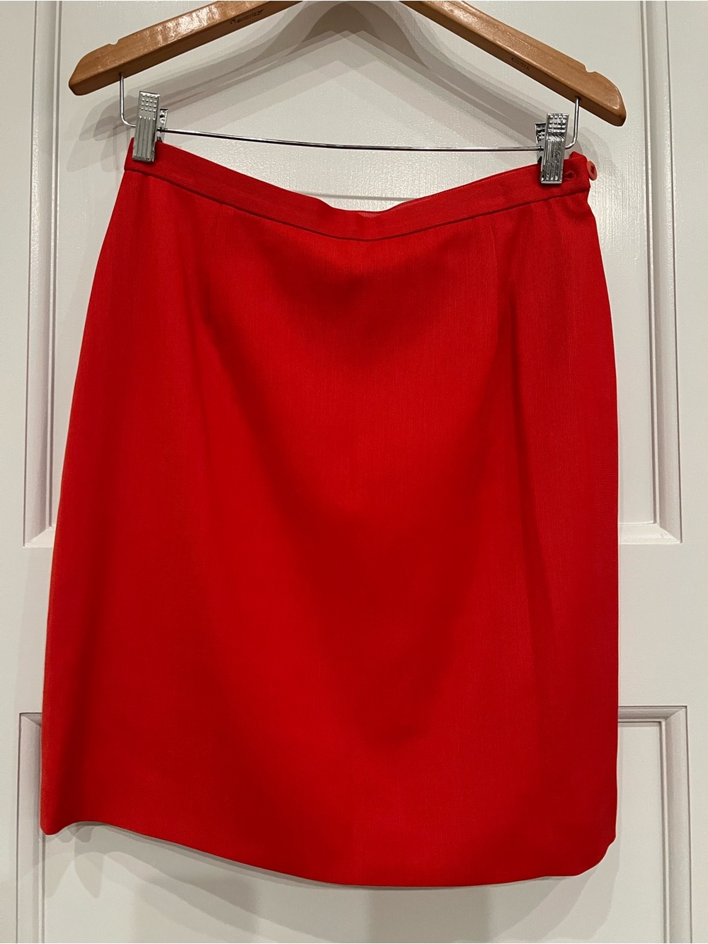 Giorgio Armani Scarlet Red Pencil Skirt
